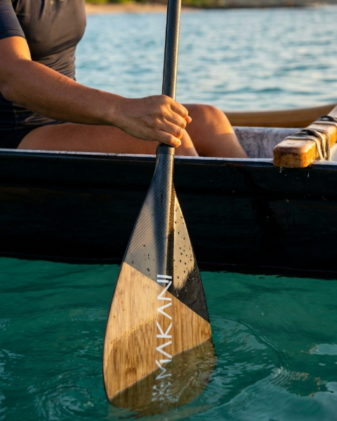 Remo Full Carbon com Lâmina de Bambu
